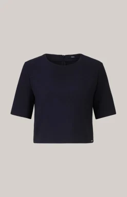 Blusen-Shirt in Navy