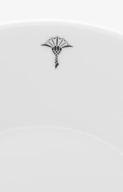 Brotteller Single Cornflower 2er Set in Weiß