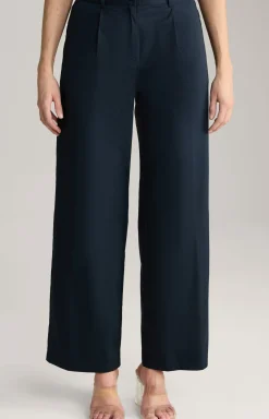 Bundfaltenhose in Navy
