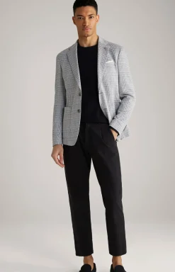 Bundfaltenhose Lead in Schwarz