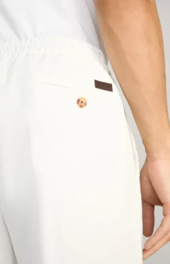 Bundfaltenhose Lester in Creme