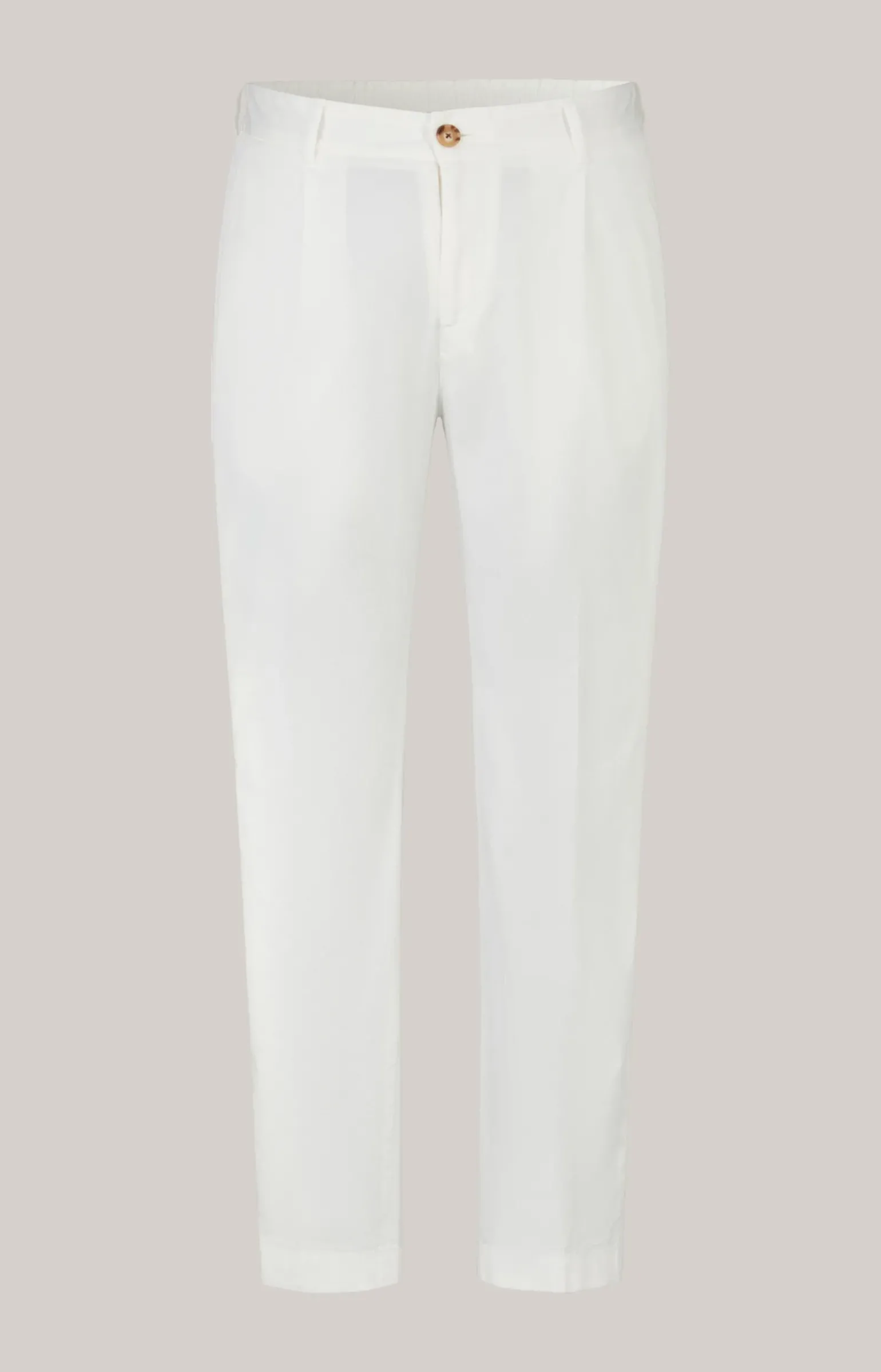 Bundfaltenhose Lester in Creme