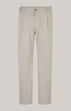 Bundfaltenhose Lester in Beige