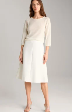 Cashmere-Pullover in Creme
