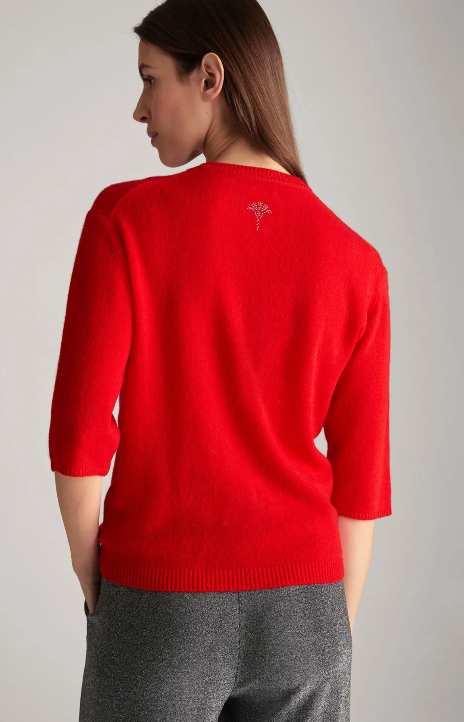 Cashmere-Shirt in Rot