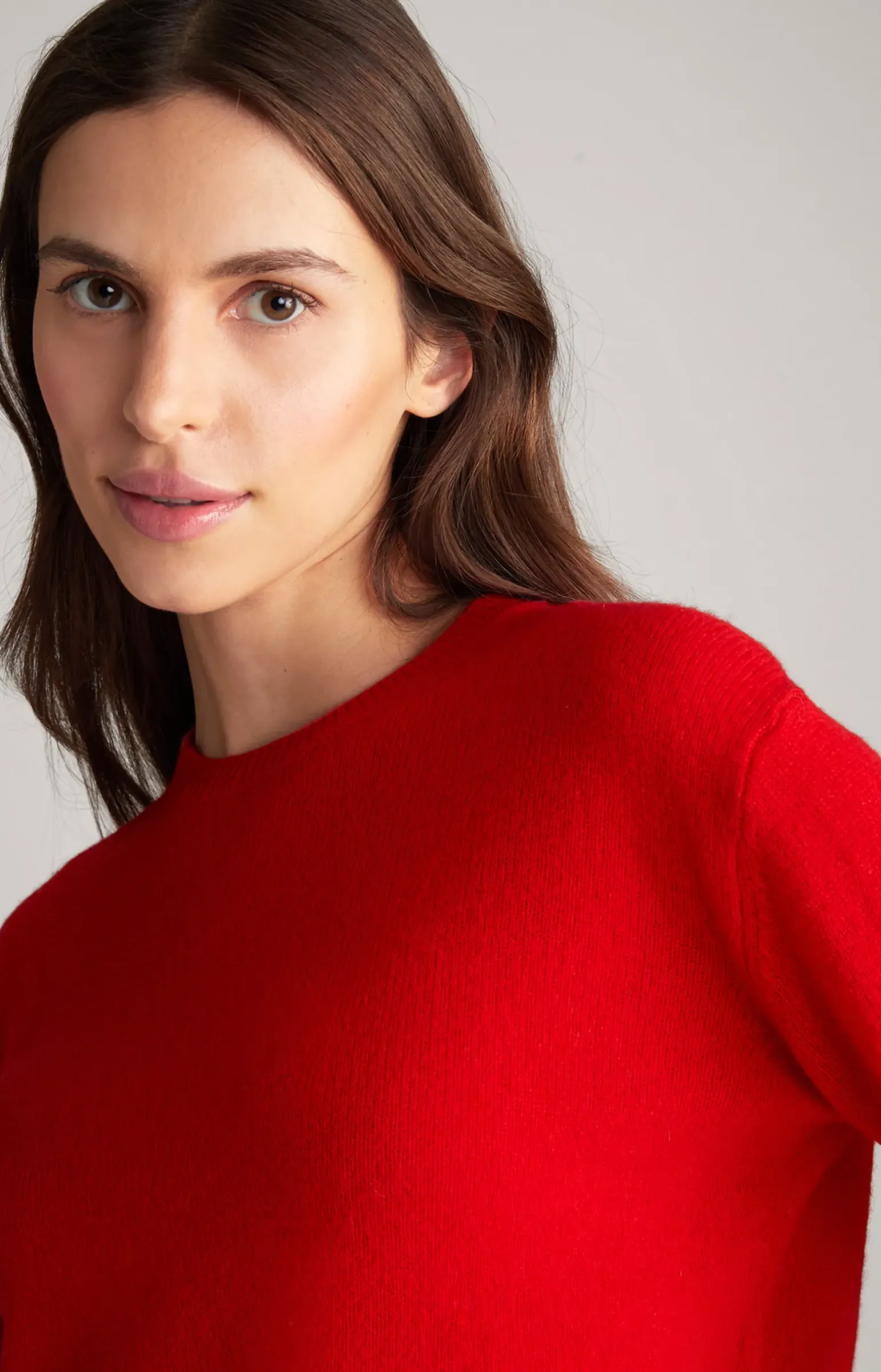 Cashmere-Shirt in Rot