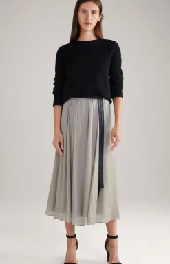 Cashmere-Strickpullover in Schwarz