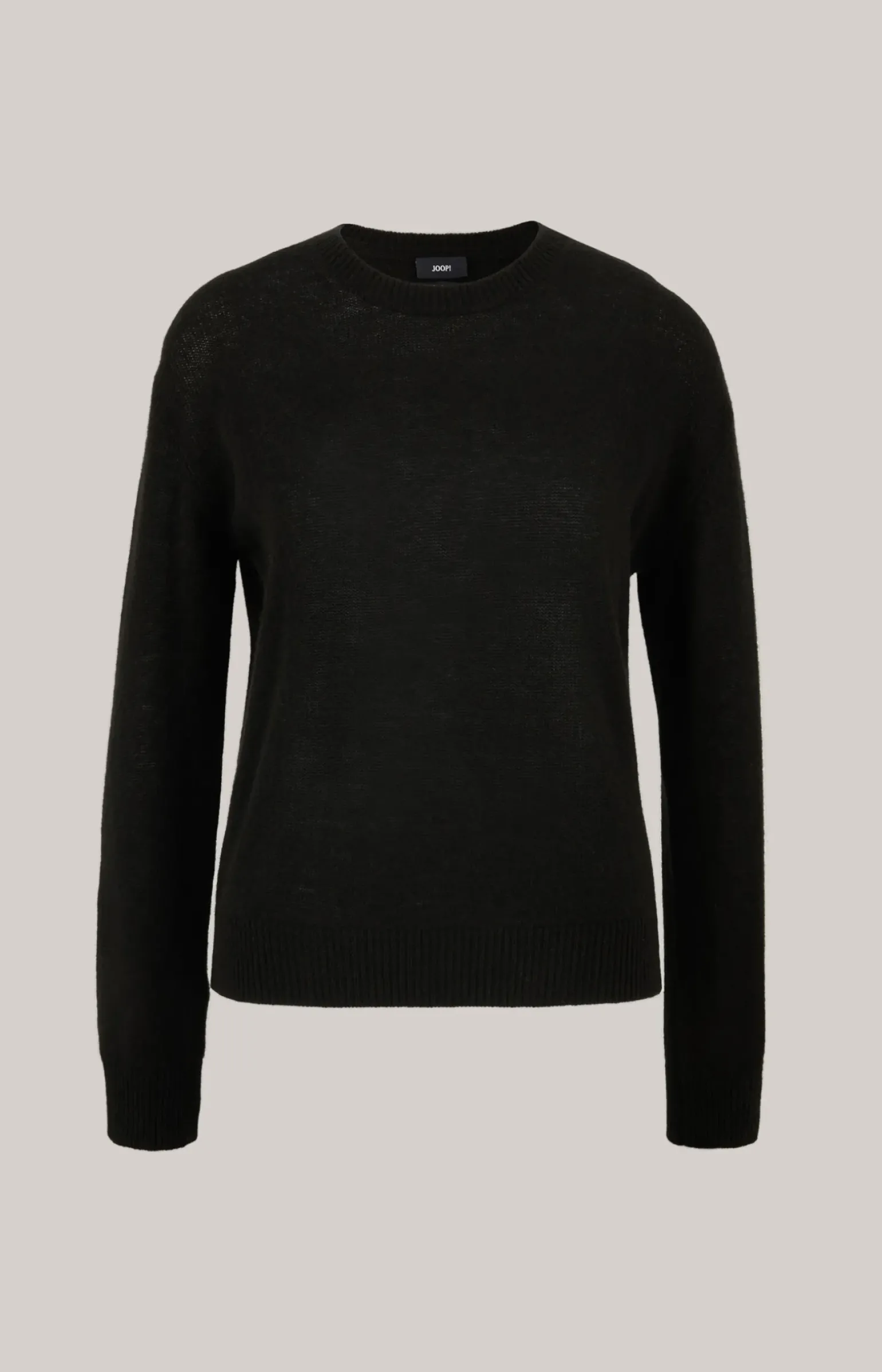 Cashmere-Strickpullover in Schwarz