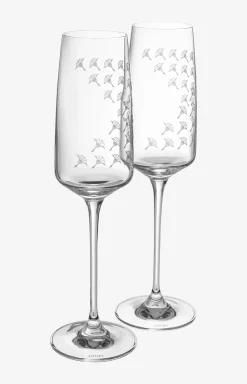 Champagnerglas Faded Cornflower - 2er Set