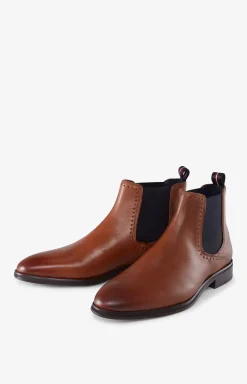 Chelsea Boots Kleitos in Cognac