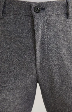 Chino Hank in Blaugrau meliert