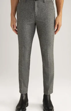 Chino Hank in Dunkelgrau meliert