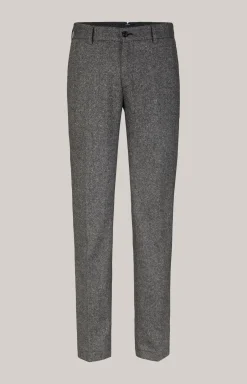 Chino Hank in Dunkelgrau meliert