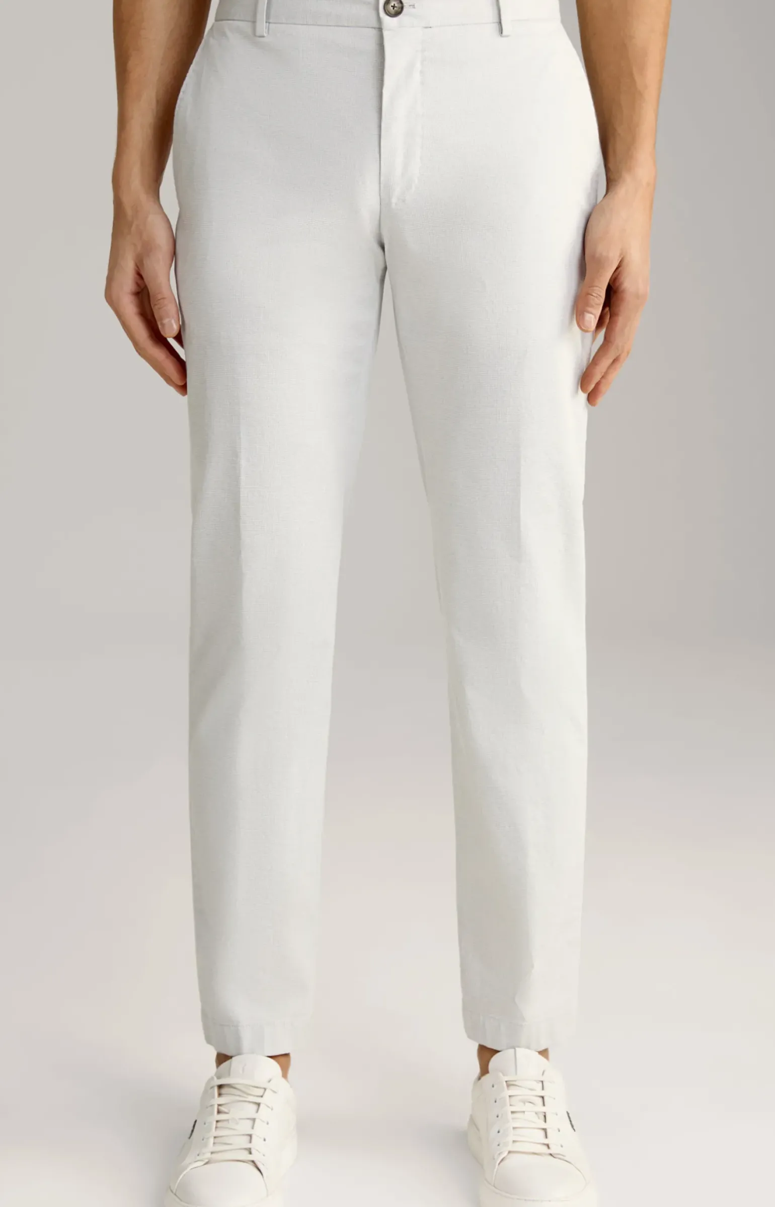 Chino Hank in Hellbeige strukturiert