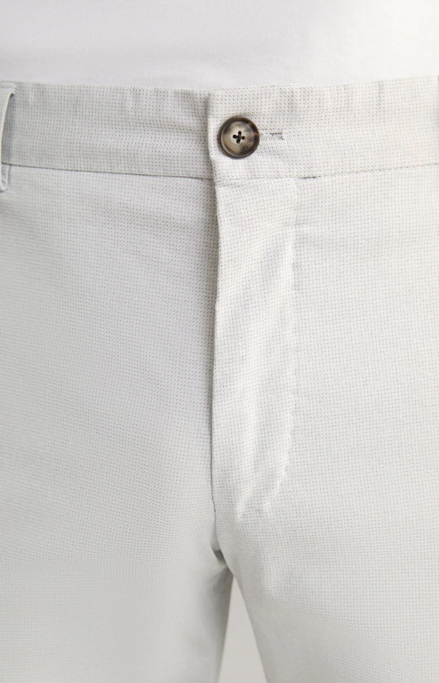 Chino Hank in Hellbeige strukturiert