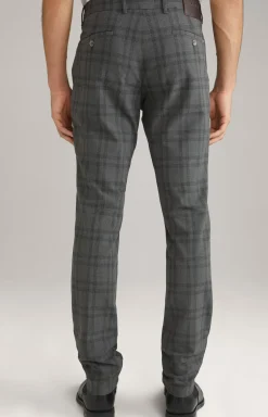 Chino Matthew in Grau kariert