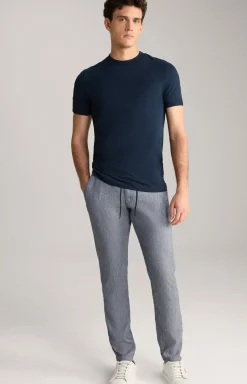 Chino Maxton in Navy meliert