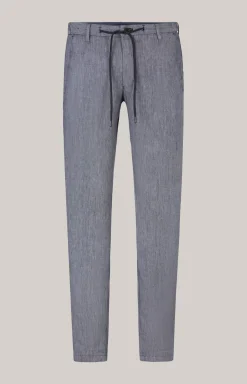 Chino Maxton in Navy meliert