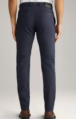 Chino Steen in Dunkelblau meliert