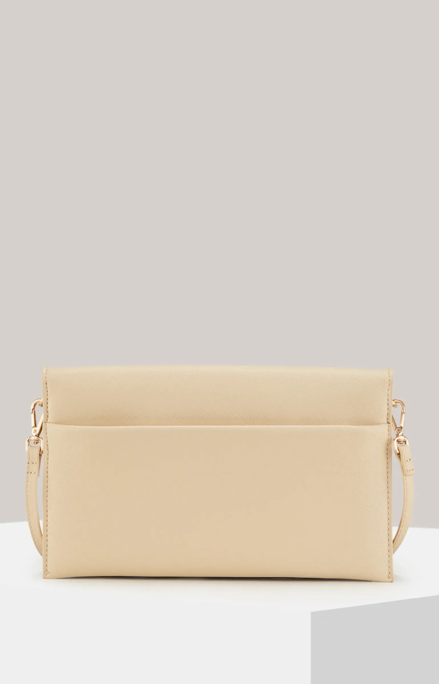 Clutch Cofano Cadea in Beige