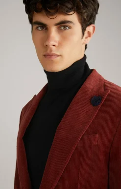 Cord-Sakko Hedvin in Rot