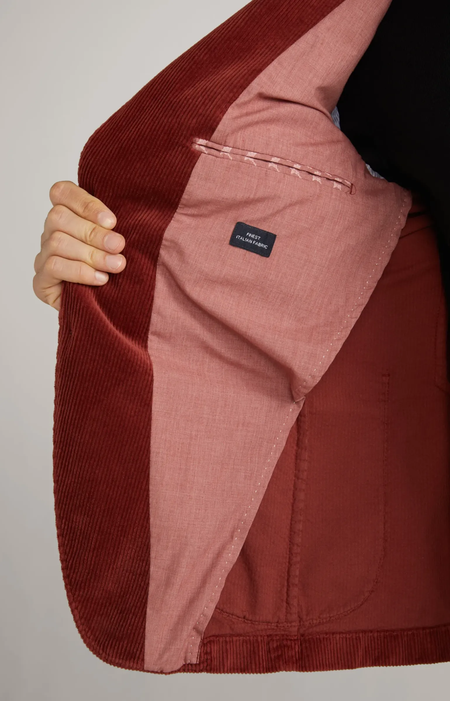 Cord-Sakko Hedvin in Rot