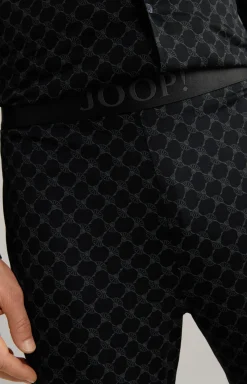 Cornflower Baumwoll-Pyjama in Schwarz