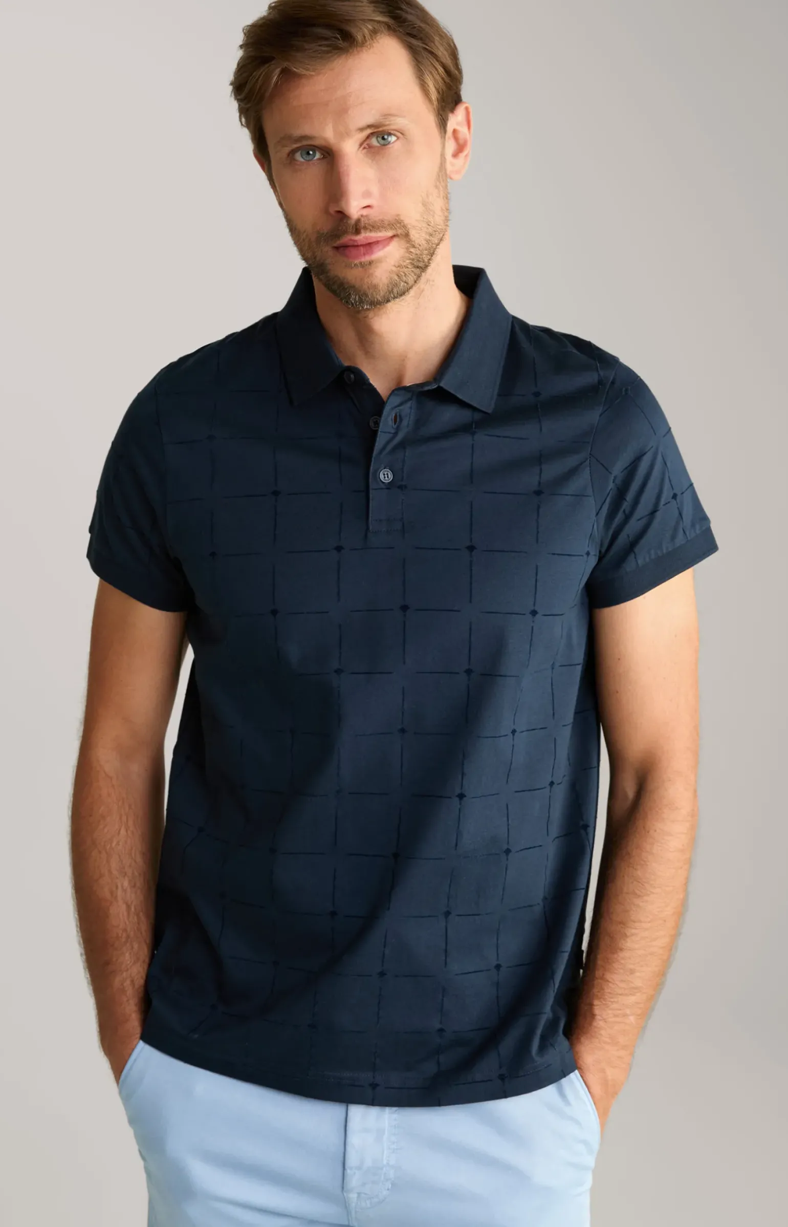 Cornflower Poloshirt Phelan in Navy