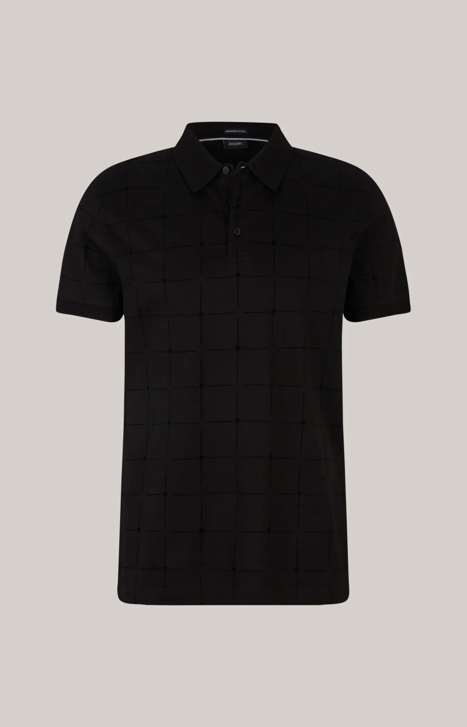 Cornflower Poloshirt Phelan in Schwarz