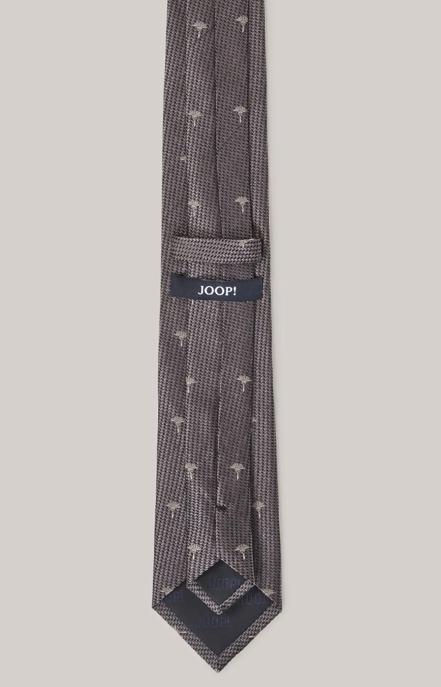 Cornflower Seidenkrawatte in Grau