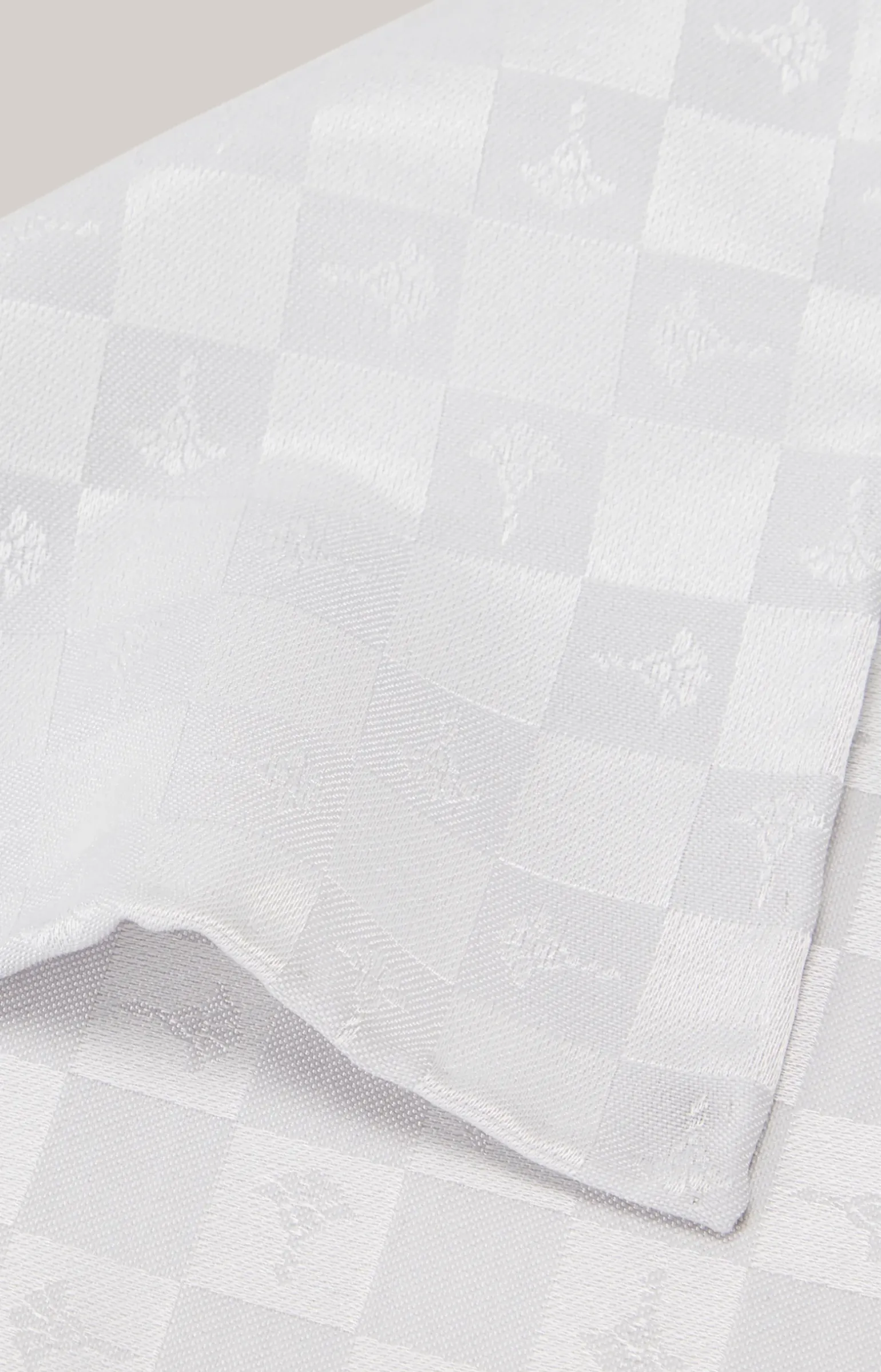 Cornflower-Einstecktuch in Silbergrau