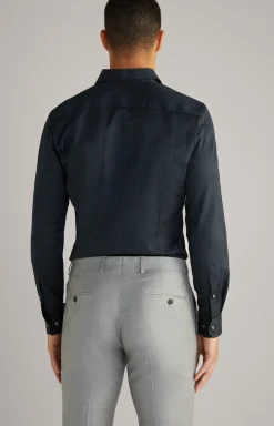 Cornflower-Hemd Pit in Schwarz