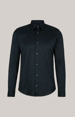 Cornflower-Hemd Pit in Schwarz