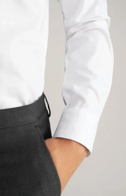 Cornflower-Hemd Pit in Weiß gemustert