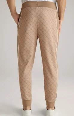 Cornflower-Joggpants Taylan in Beige gemustert