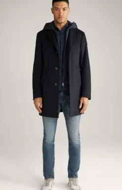 Cornflower-Mantel Mailor in Navy