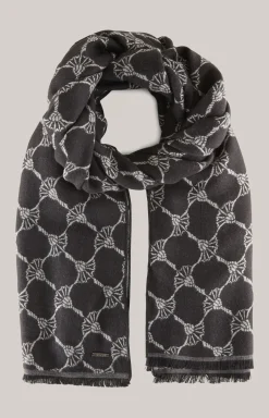 Cornflower-Schal Felix in Schwarz