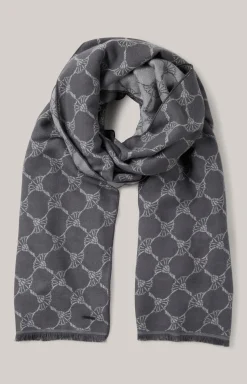 Cornflower-Schal Felix in Dunkelgrau