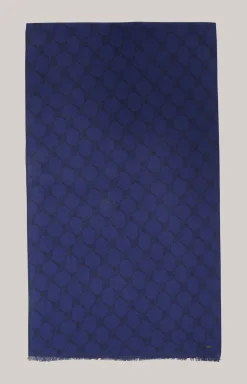 Cornflower-Schal Felix in Dunkelblau