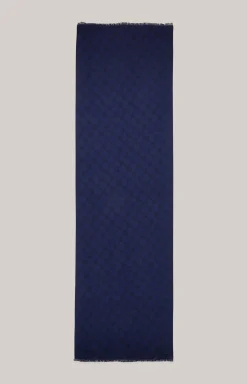 Cornflower-Schal Felix in Dunkelblau