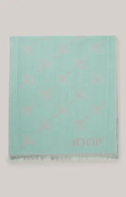 Cornflower-Schal Feris in Grün/Hellgrau