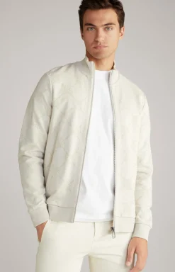 Cornflower-Sweatjacke Tamilo in Offwhite