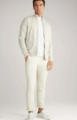 Cornflower-Sweatjacke Tamilo in Offwhite