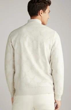 Cornflower-Sweatjacke Tamilo in Offwhite