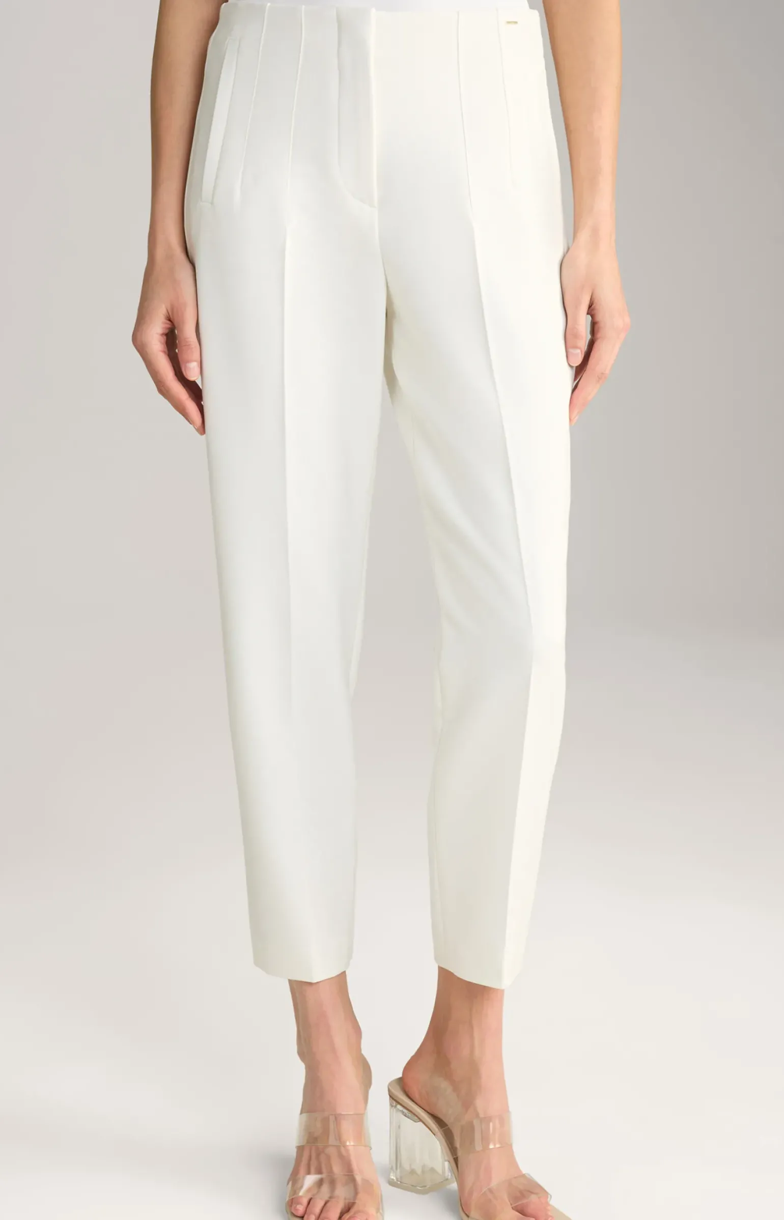 Crêpe-Hose in Creme