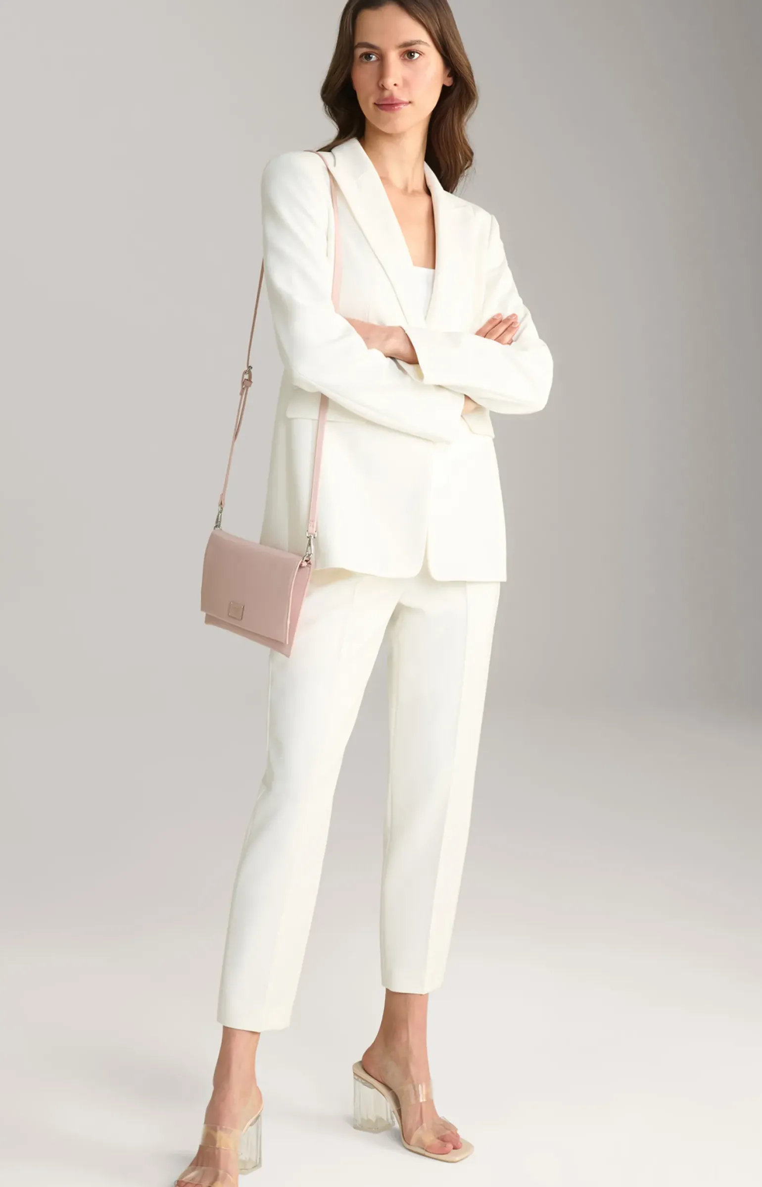 Crêpe-Hose in Creme