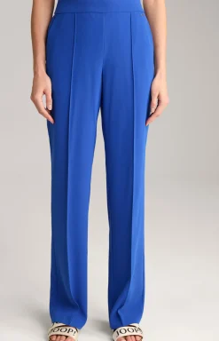 Crêpe-Hose in Royalblau