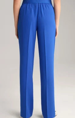 Crêpe-Hose in Royalblau