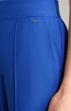 Crêpe-Hose in Royalblau