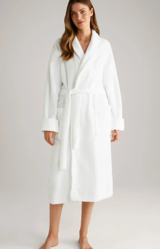 Damen Bademantel in Weiß